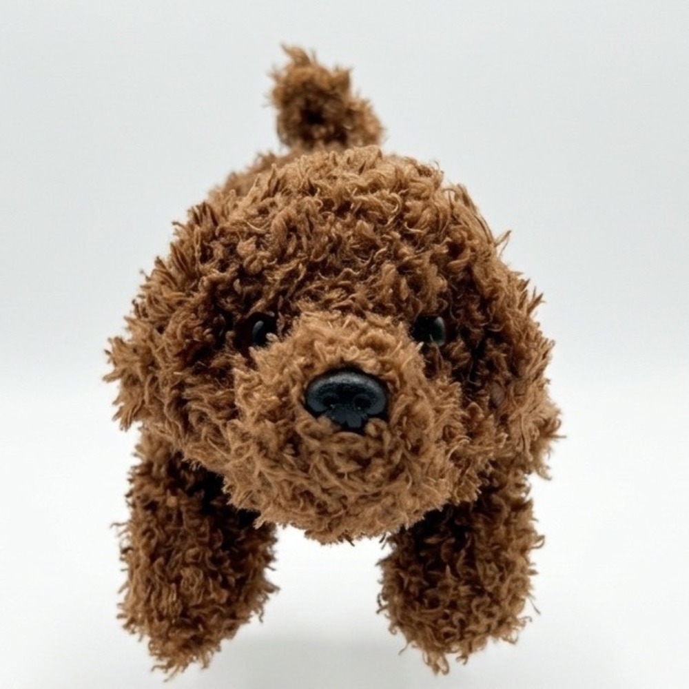 Hasbro FurReal Friends Brown Poodle Puppy Plush Dog 2010 Collectible 25930/93717
